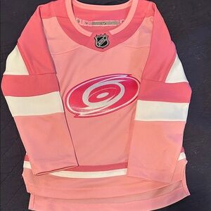 Girls Size 4 Hurricanes Pink Hockey Jersey